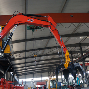 CE Certificated Hydraulic orange peel grab scrap grapple for excavators