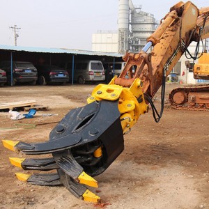 China manufacture excavator wood Log Grapple rock grapple